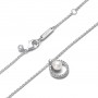 Collana con Perla D'Acqua Dolce Coltivata e Pavè 393165C01 - Pandora