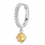 Mono Orecchino Donna Fancy Cerchietto con Zirconia Golden Yellow FEY75 - Brosway