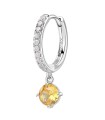 Mono Orecchino Donna Fancy Cerchietto con Zirconia Golden Yellow FEY75 - Brosway