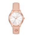 Orologio Donna Slim Runway Solo Tempo in Pelle Rosa MK7467 - Michael Kors