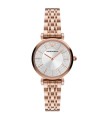 Orologio Donna Gianni T-Bar in Acciaio Rosè e Zirconi  AR11446 - Emporio Armani