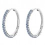 Orecchini Desideri Cerchi Medi in Acciaio con Zirconia Spinel BEIE019- Brosway