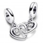 Charm Pendente "Forever & Always" Divisibile 793232C01 - Pandora