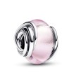 Charm Vetro Di Murano Rosa e Cerchi 793241C00 - Pandora