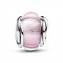 Charm Vetro Di Murano Rosa e Cerchi 793241C00 - Pandora