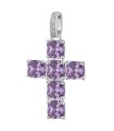 Pendente Donna Fancy Croce in Argento Magic Purple FMP18 - Brosway