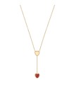 Collana Donna Cocktail con Castone Cuore Pietra BCOKOR17 - Rebecca