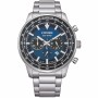 Orologio Uomo Aviator Crono in Acciaio Quadrante Blu CA4500-91L  - Citizen