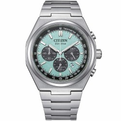 Orologio Uomo Crono Super Titanio 4610 Quadrante Azzurro CA4610-85M - Citizen