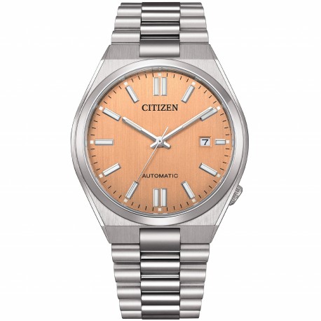 Orologio Uomo Tsuyosa Automatico Quadrante SalmoneNJ0159-86Z - Citizen