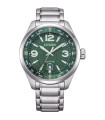 Orologio Uomo Urban Traveler in Acciaio Quadrante Verde AW1830-88X - Citizen