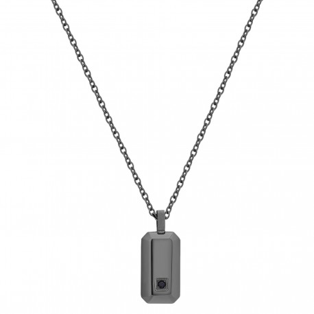 Collana Uomo Forge Piastra Pvd Nero BGF02 - Brosway