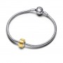 Charm Mini Vetro di Murano Foglia D'Oro 793353C00 - Pandora