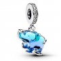 Charm Pendente Elefante Vetro di Murano Blu 793339C01 - Pandora