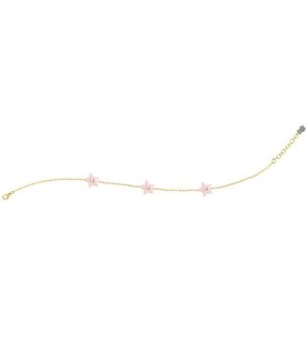 Bracciale Bimba in Argento con Stelle Rosa e Zirconi NAN0464 - Nanan