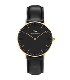 Orologio Classic Sheffiel 36mm Pelle Nera DW00100546 - Daniel Wellington