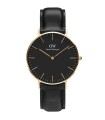 Orologio Classic Sheffiel 36mm Pelle Nera DW00100546 - Daniel Wellington