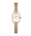 Orologio Quadro Mini Lumine Bezel Rose Gold DW00100731- Daniel Wellington