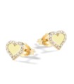 Orecchini Bimba in Argento Cuore Giallo NAN0475 - Nanan