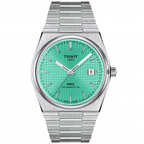 Orologio Automatico Prx Powermatic 80 40mm Quadrante Verde Acqua T137.407.11.091.01 - Tissot