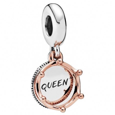 Charm Pendente Queen Con Corona Argento Rosè - Pandora