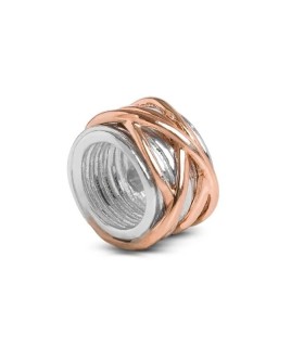 Pendente Filodellavita Mini 13 Fili in Argento 925 e oro Rosa 9Kt AN1004AR - Rubinia Gioielli