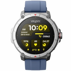 Orologio Smartwatch X04A con Cinturino in Silicone Blu X04A-002VY - Vagary