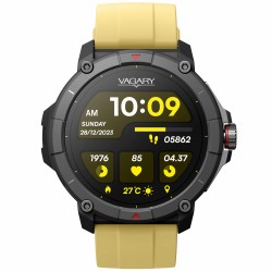 Orologio Smartwatch X04A con Cinturino in Silicone Giallo X04A-003VY - Vagary