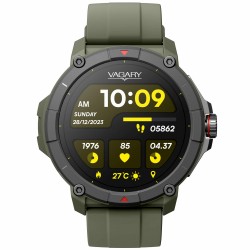 Orologio Smartwatch X04A con Cinturino in Silicone Verde Militare X04A-004VY - Vagary