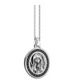 Collana Uomo in Argento con SPinelli Neri ESC192 - Zancan