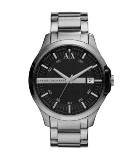 Orologio Uomo Hampton Solo Tempo in Acciaio Quadrante Nero AX2103 - Armani Exchange