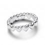 Anello Fascia a Cuori Be Love 193427C00 - Pandora