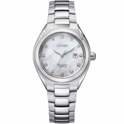 Orologio Donna Super Titanio Quadrante Madreperla e Diamanti EW2611-87D - Citizen