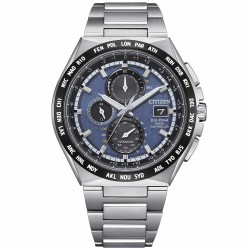 Orologio Uomo AT8 Radiocontrollato Super Titanio Quadrante Blu AT8238-84L - Citizen