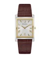 Orologio Unisex Rectangle Solo Tempo in Pelle Marrone 98B430 - Bulova