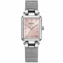 Orologio Donna Flair Cassa Rettangolare Maglia Milano Quadrante Rosa  IK7-911-91 - Vagary