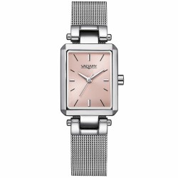 Orologio Donna Flair Cassa Rettangolare Maglia Milano Quadrante Rosa  IK7-911-91 - Vagary