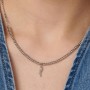 Collana Donna Chakra in Acciaio con Cornetto BHKN128 - Brosway