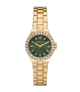 Orologio Donna Lennox in Acciaio Dorato Quadrante Verde MK7395 - Michael Kors