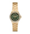 Orologio Donna Lennox in Acciaio Dorato Quadrante Verde MK7395 - Michael Kors