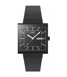 Orologio What if.. BlackAgain SO34B701 - Swatch