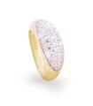 Anello Donna Cleo Stone Mignolo Pavè ANZ-026 M2 AU - Rue des Mille