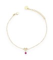 Bracciale Donna Essence Mini Cuore e Punto Luce BRZ-024 CUO AU - Rue des  Mille