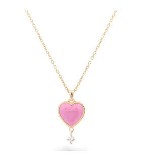 Collana Donna Bon Bon Cuore Berry GRZ-025 M1 CUO R AU - Rue des Mille