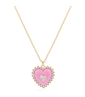 Collana Donna Bon Bon Holy Cuore CLZ-025 M1 CUO R AU - Rue des Mille