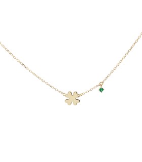 Collana Donna Essence Girocollo Cuore e Punto Luce GRZ-024 CUO AU -Rue des Mille