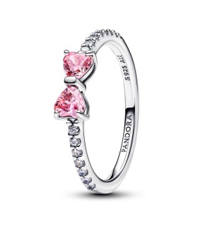 Anello Pandora - Fiocco Luminoso Rosa 193510C01