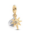 Charm Pendente Stella Polare da incidere - con diamante creato in laboratorio 763588C01 - Pandora