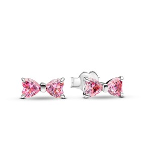 Orecchini Fiocco Luminoso Rosa Grande 293505C01 - Pandora