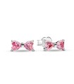 Orecchini Fiocco Luminoso Rosa Grande 293505C01 - Pandora